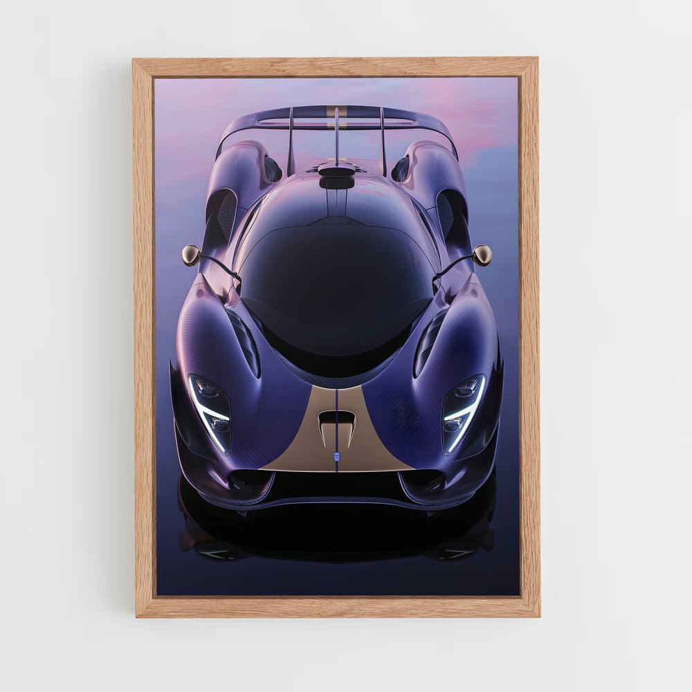 Poster Reflet Doré – affiche De Tomaso (vue 4)